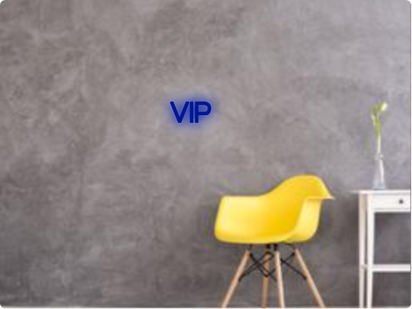 Custom text: VIP